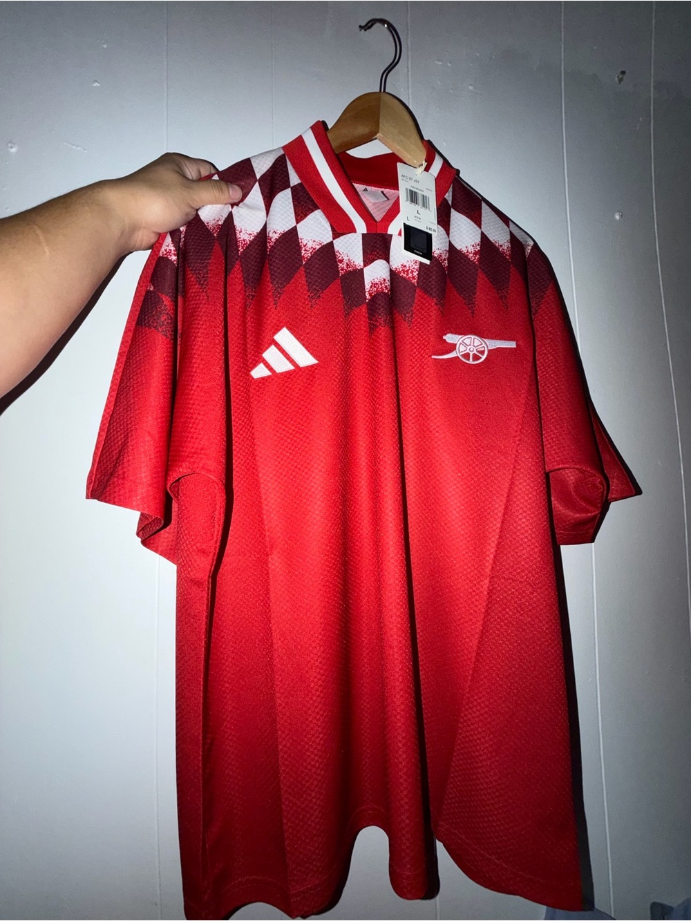 Men Adidas Arsenal Stadium Version Jersey Size L